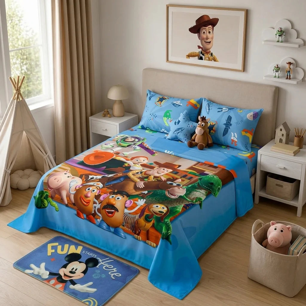 Juego De Sabanas Core Disney Toy Story Estampados Animados