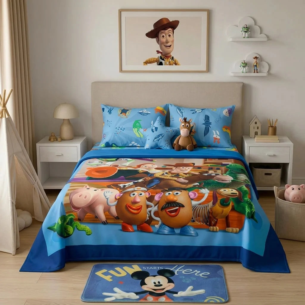 Juego De Sabanas Core Disney Toy Story Estampados Animados