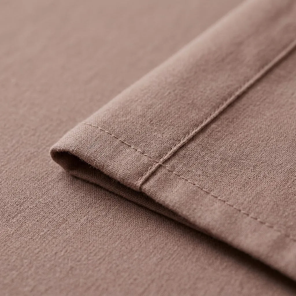 Sábana Ajustable Unicolor Microfibra Suavizada Beige Confortable