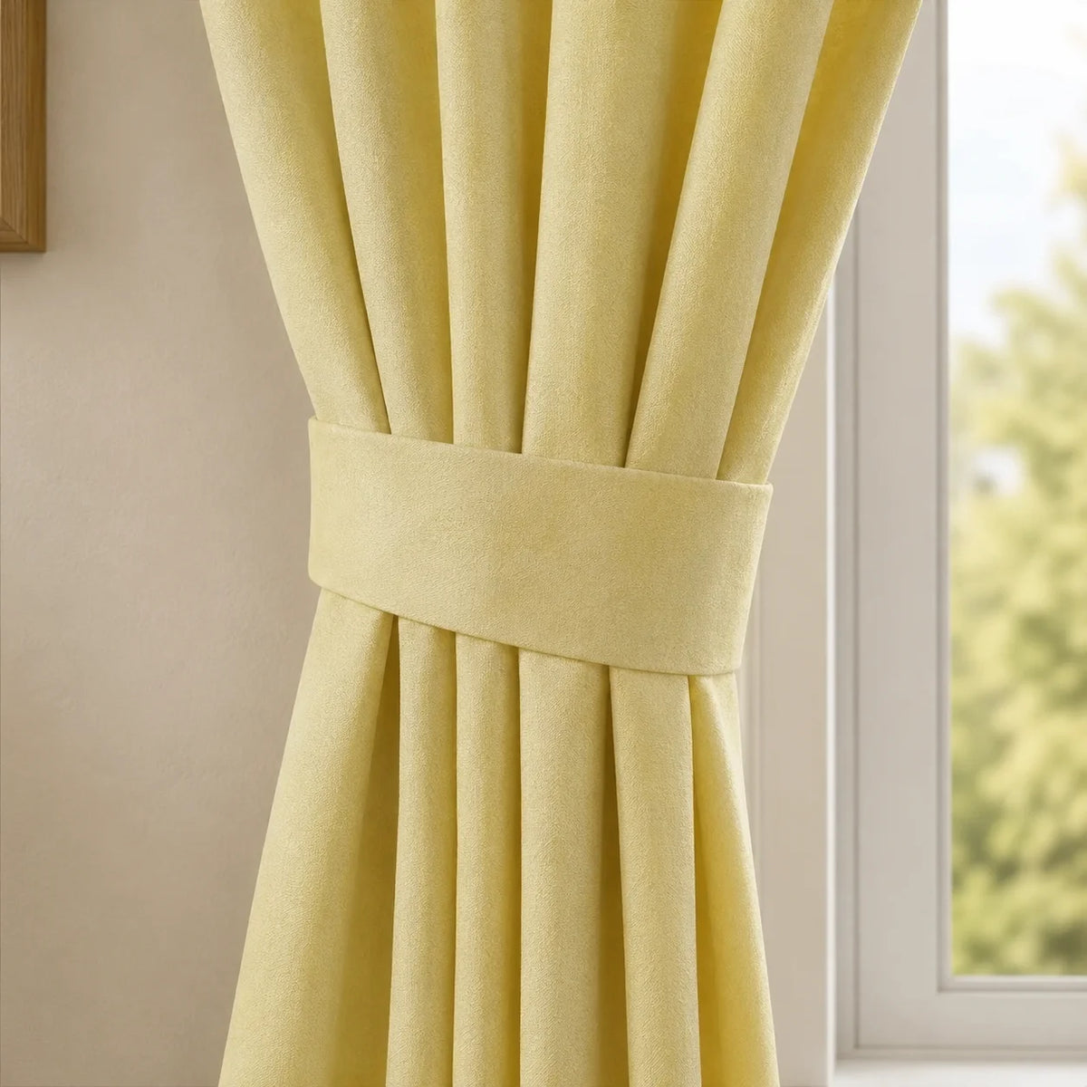 Cortina Fleco Grueso  Beige