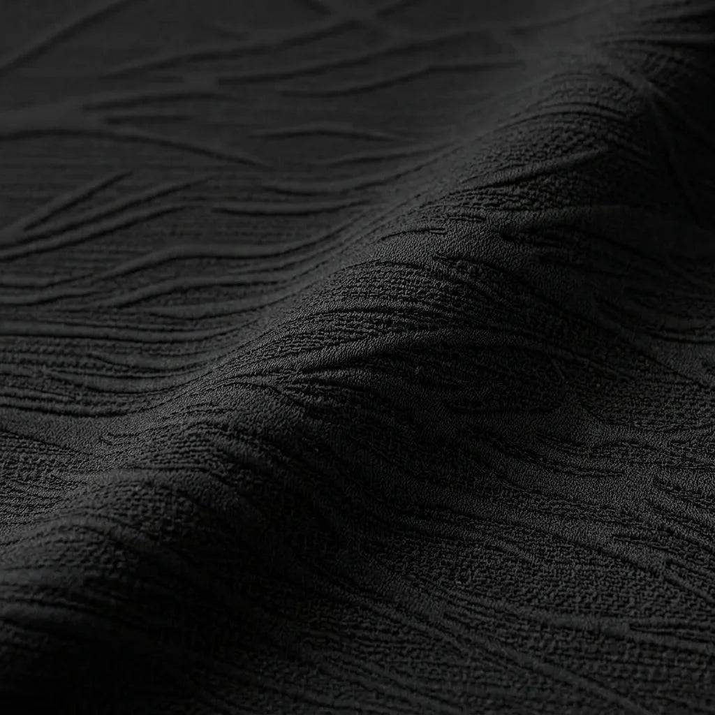 Cortina Black Out Anti-Luz Baltica Boton Negra Aislantes