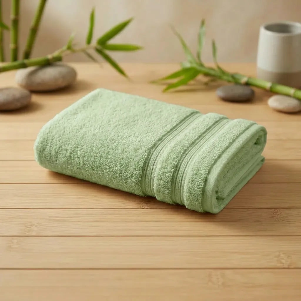 Toalla Bamboo 700 Gr Verde Manzana