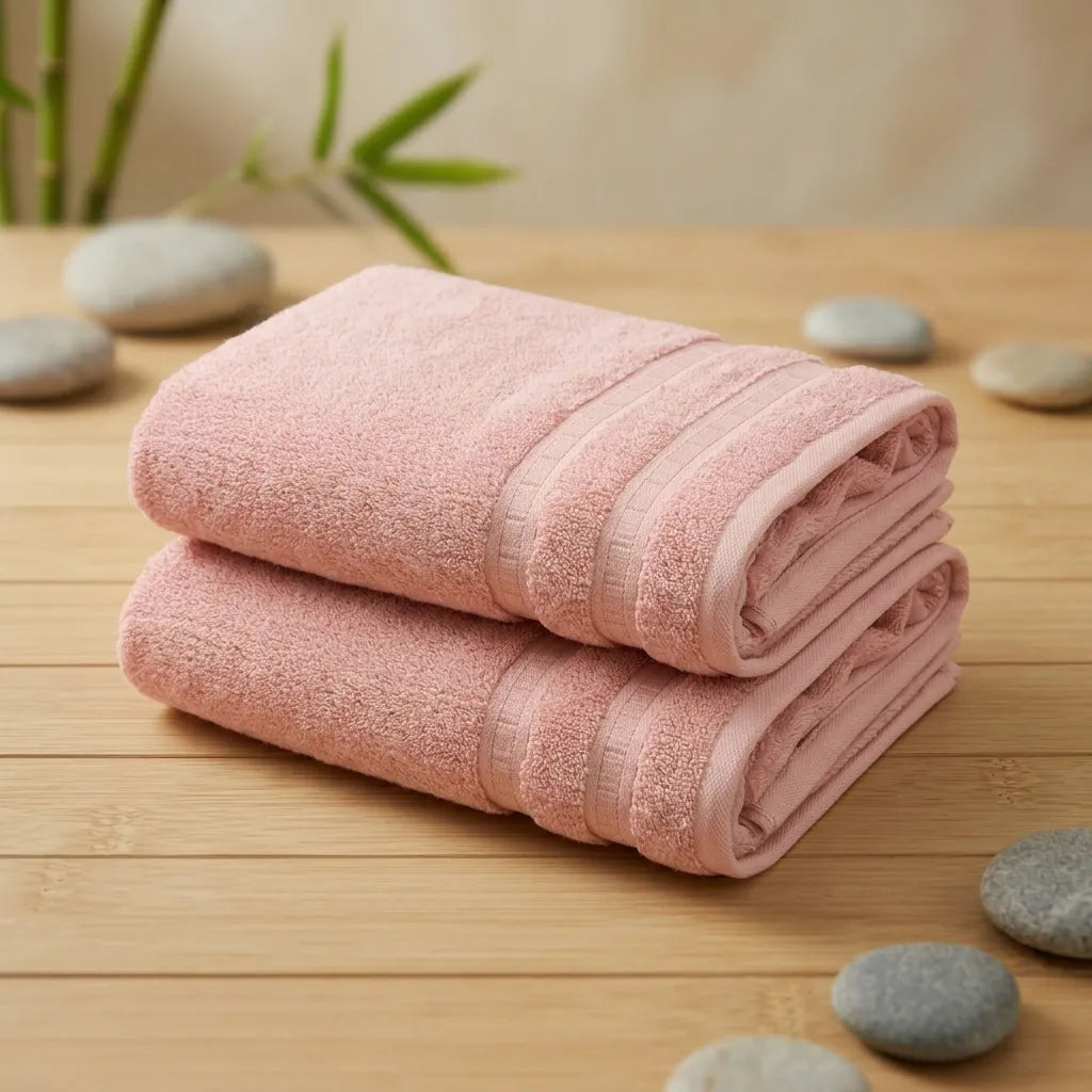 Toalla Bamboo 700 Gr Palo De Rosa