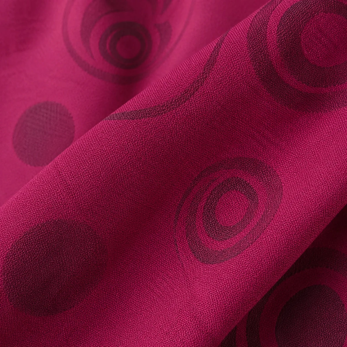 Cortina Yacar Boton Fucsia Elegante