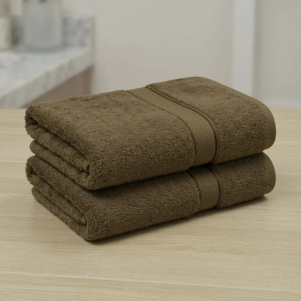 Toalla Premium Moca 550 Gr 70X140 Absorbente