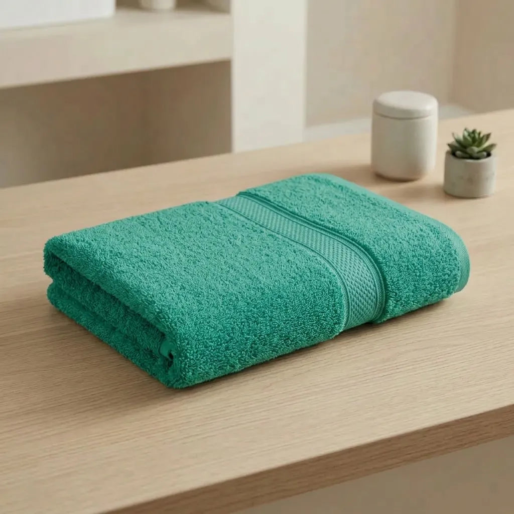 Toalla Premium Verde Esmeralda 550 Gr 70X140 Absorbente