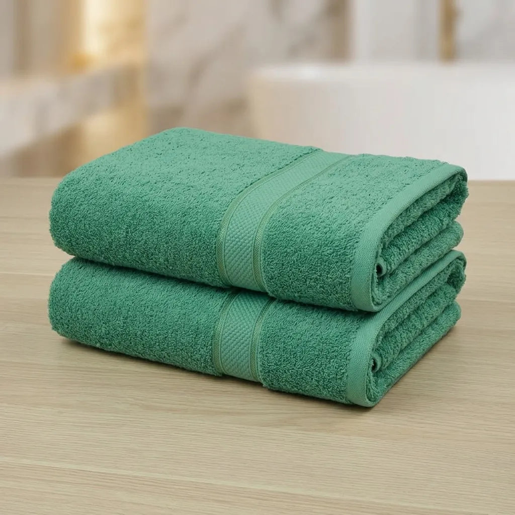 Toalla Premium Verde Esmeralda 550 Gr 70X140 Absorbente