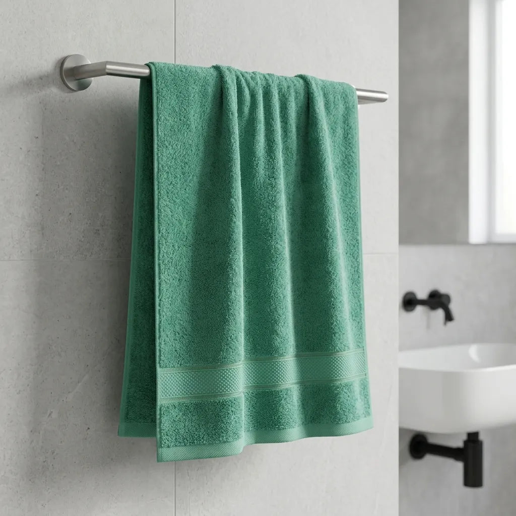 Toalla Premium Verde Esmeralda 550 Gr 70X140 Absorbente
