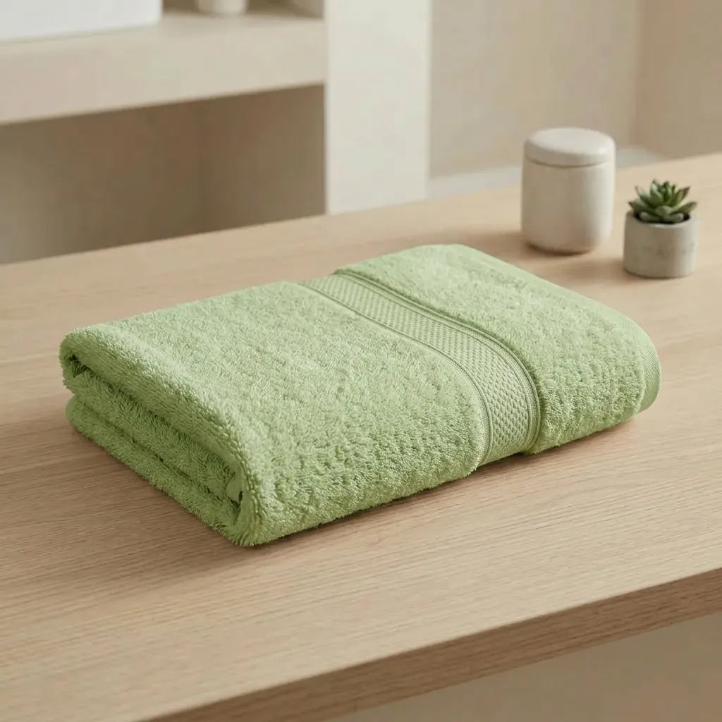 Toalla Premium Verde Lima 550 Gr 70X140 Absorbente