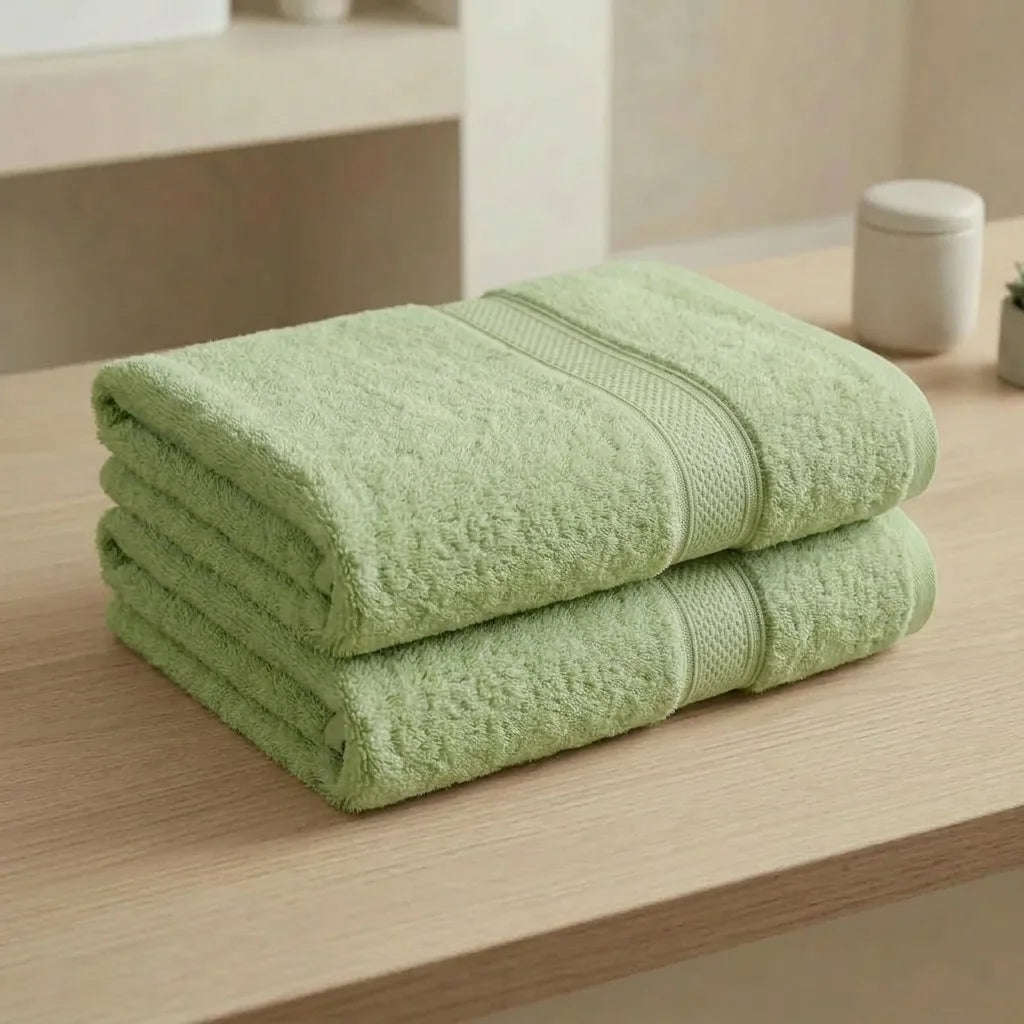 Toalla Premium Verde Lima 550 Gr 70X140 Absorbente