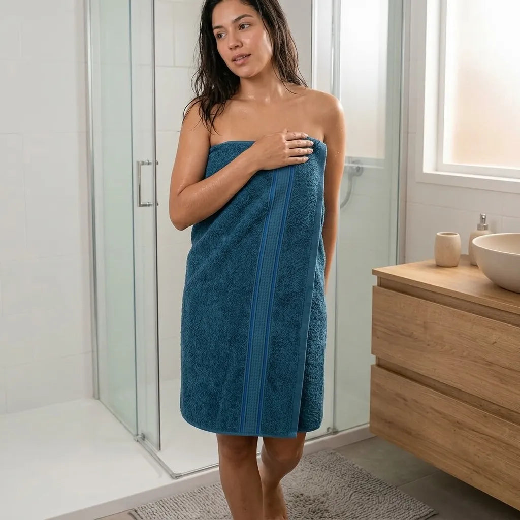 Toalla Senda 550G Azul Prusia
