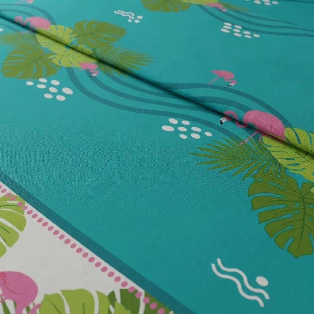 Juego De Sábanas Microfibra Suavizada Paraíso Tropical