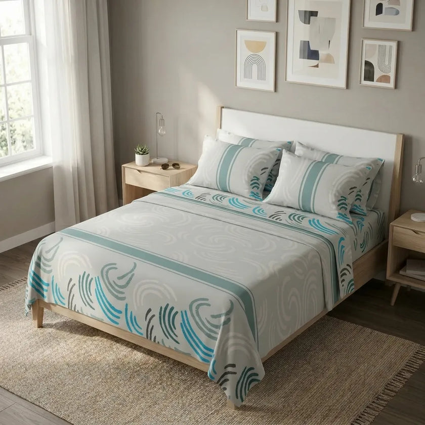 Juego De Sabanas Style 4 Fundas Ocean Chic