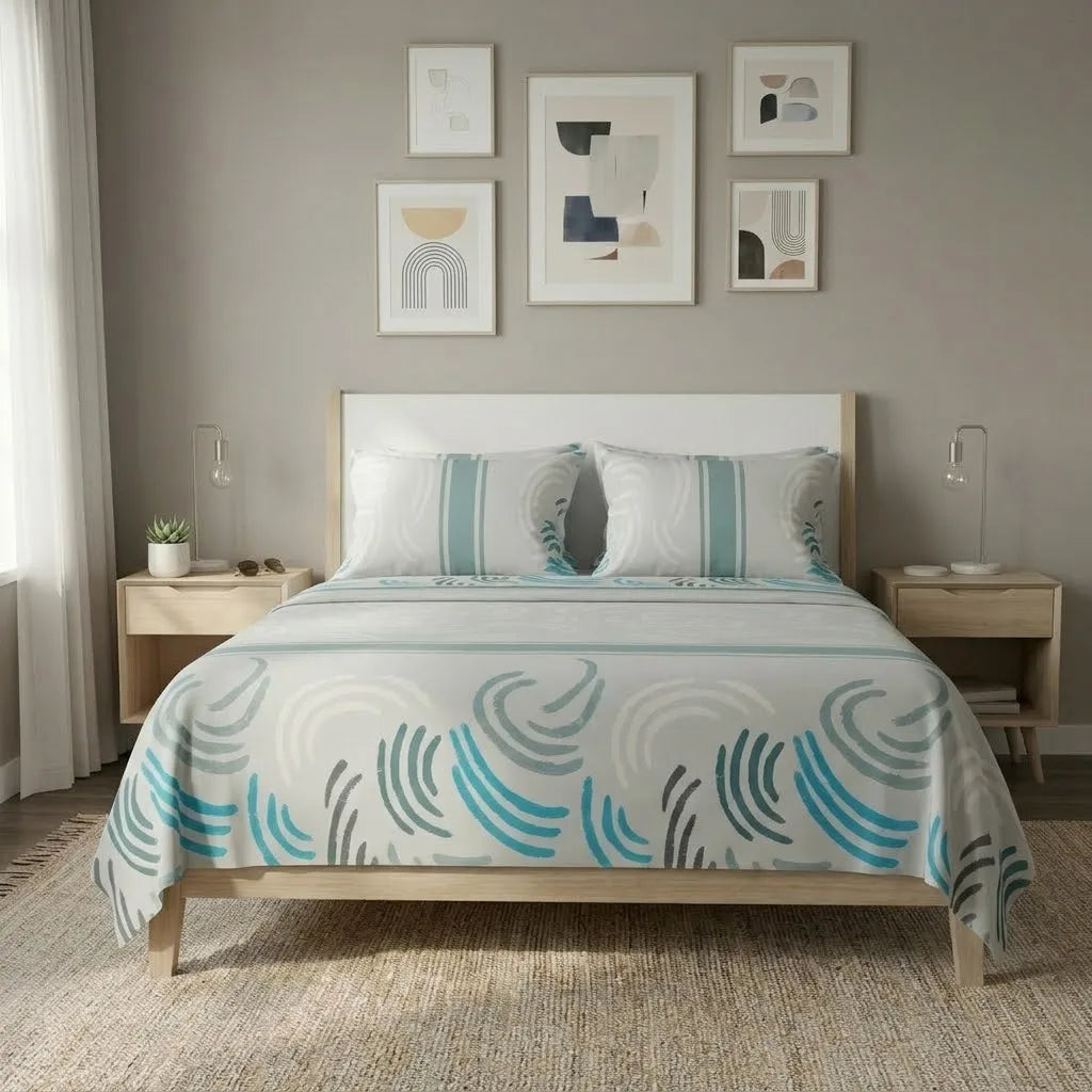 Juego De Sabanas Style 4 Fundas Ocean Chic
