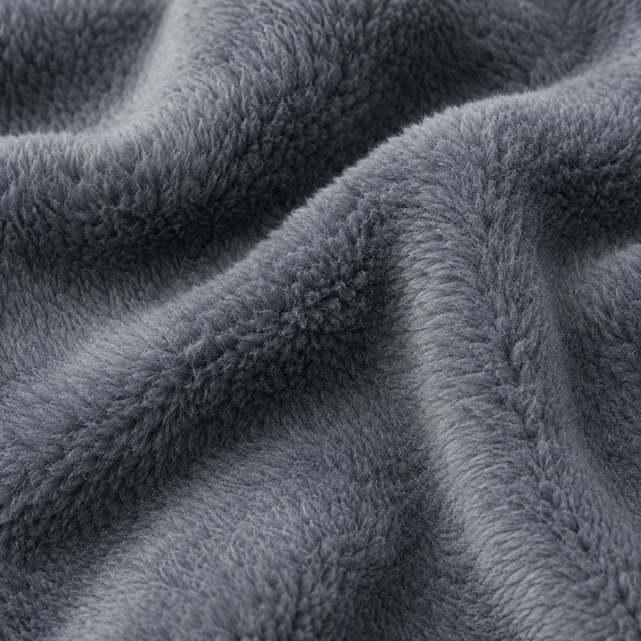 Cobija Piel Durazno Soft Gris Oscuro