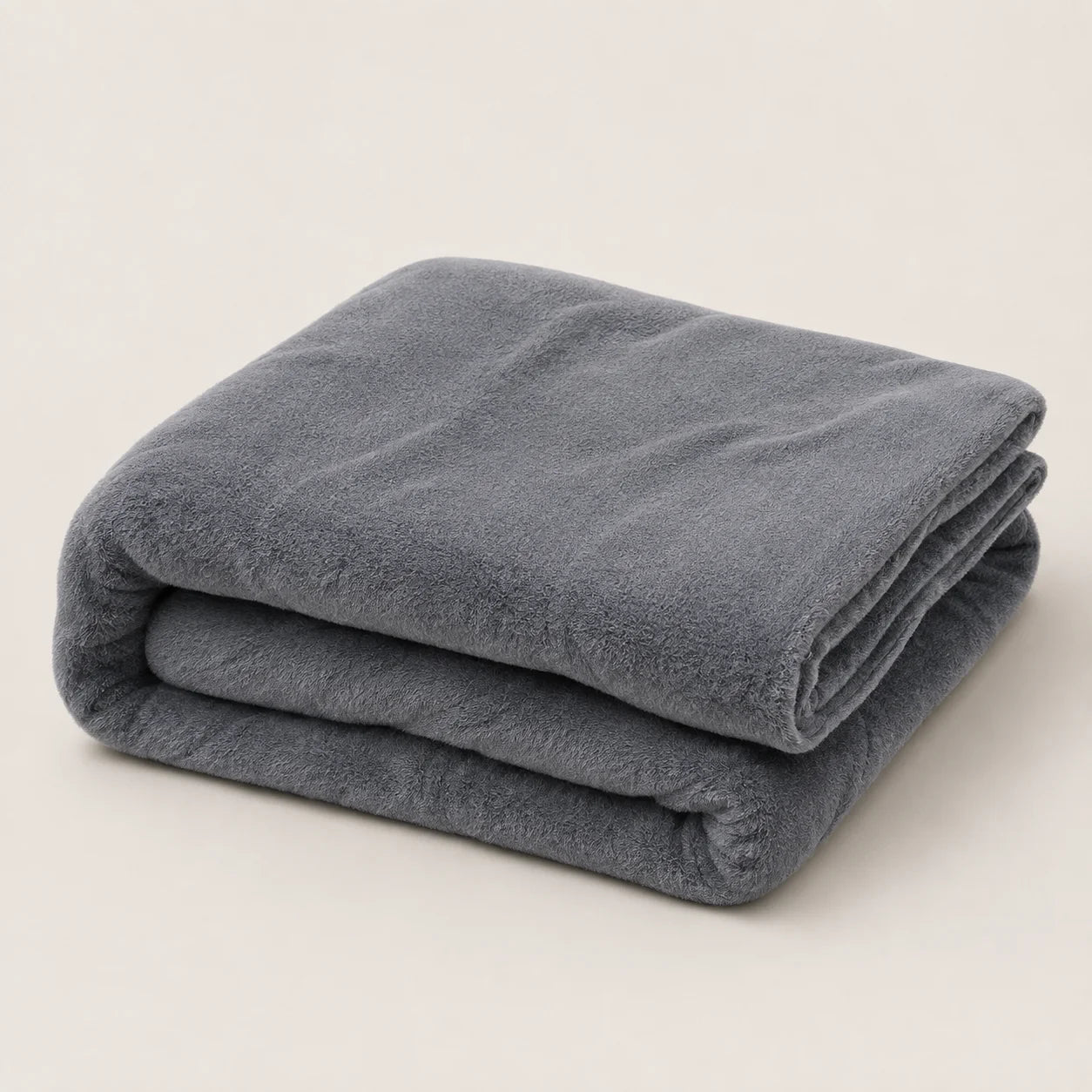 Cobija Piel Durazno Soft Gris Oscuro