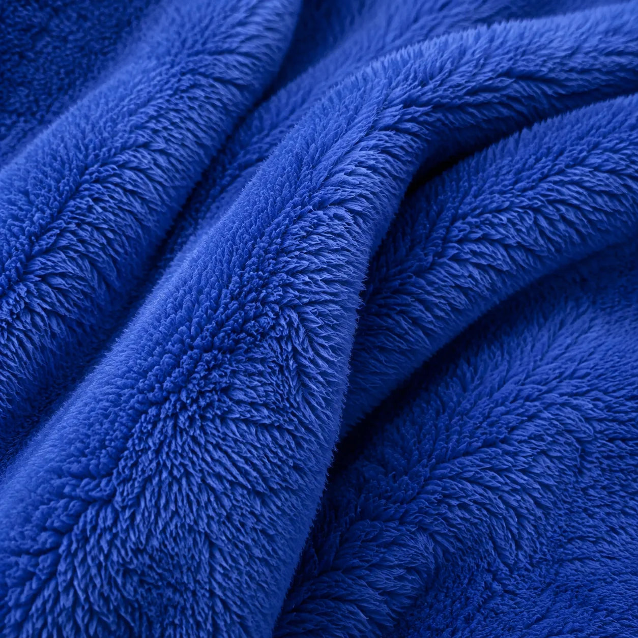 Cobija Piel Durazno Soft Azul Rey