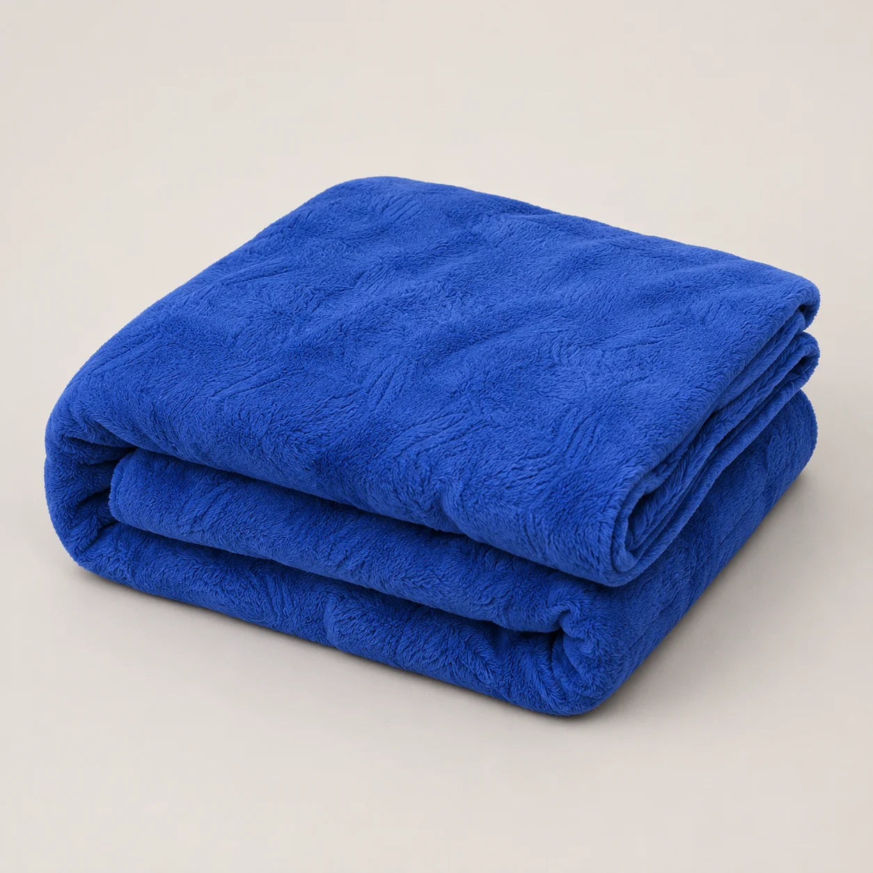 Cobija Piel Durazno Soft Azul Rey