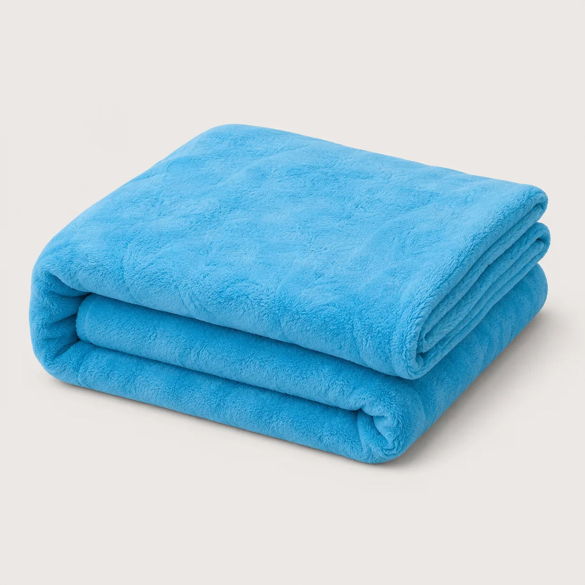 Cobija Piel Durazno Soft Azul Aqua