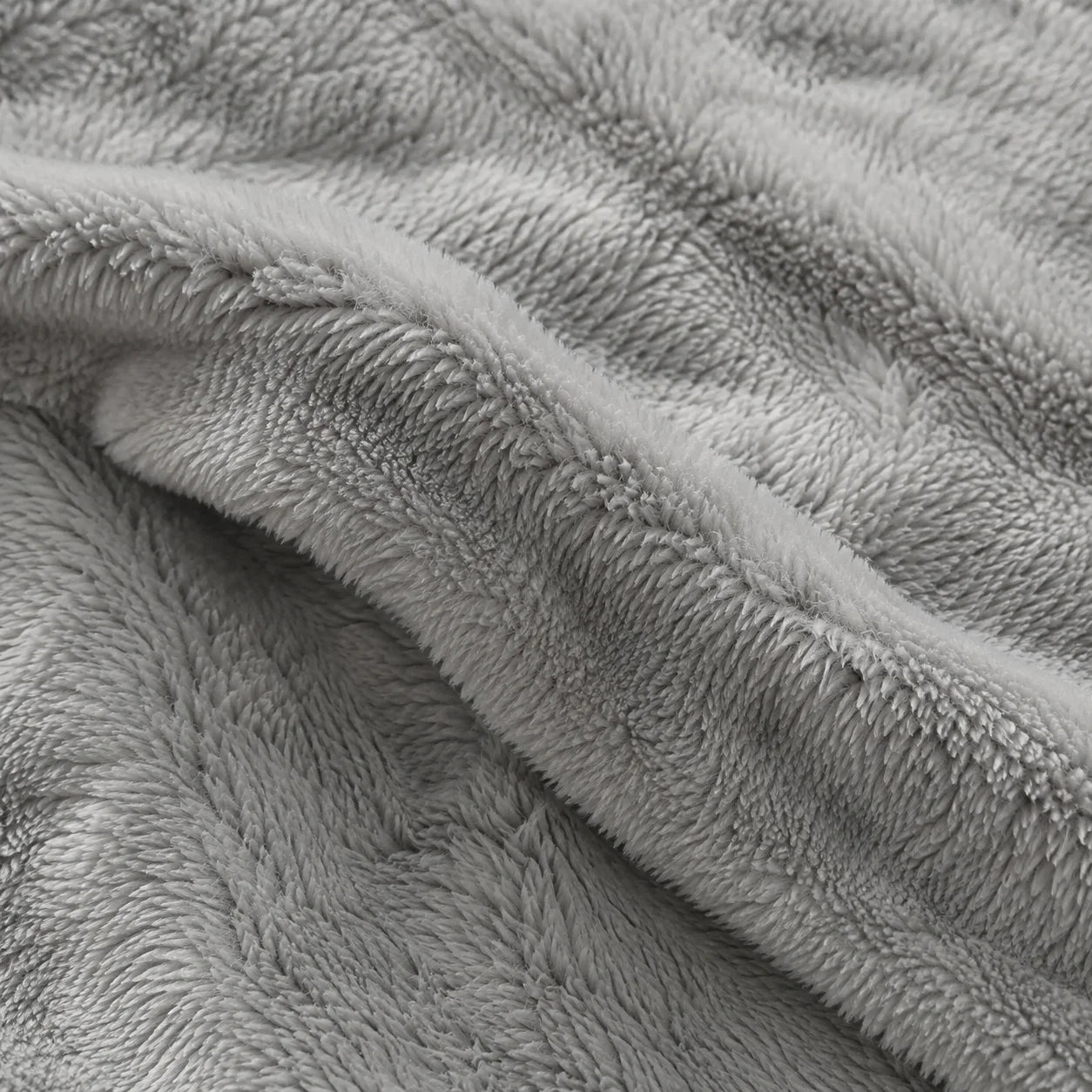 Cobija Piel Durazno Soft Gris Claro