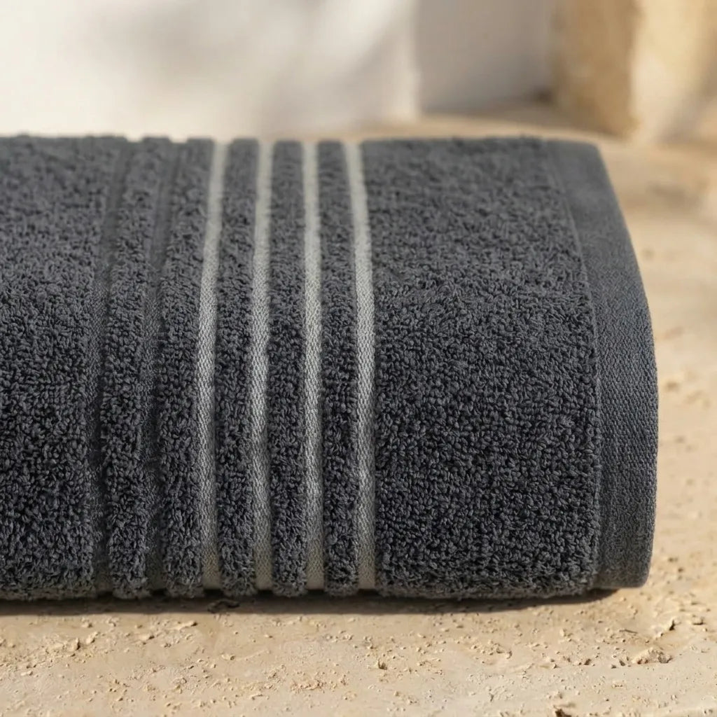 Toalla Mediterráneo Gris Oscuro 550 Gr