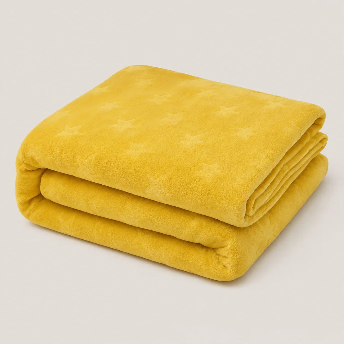 Cobija Comfortsoft Amarilla  Estrellas Suave
