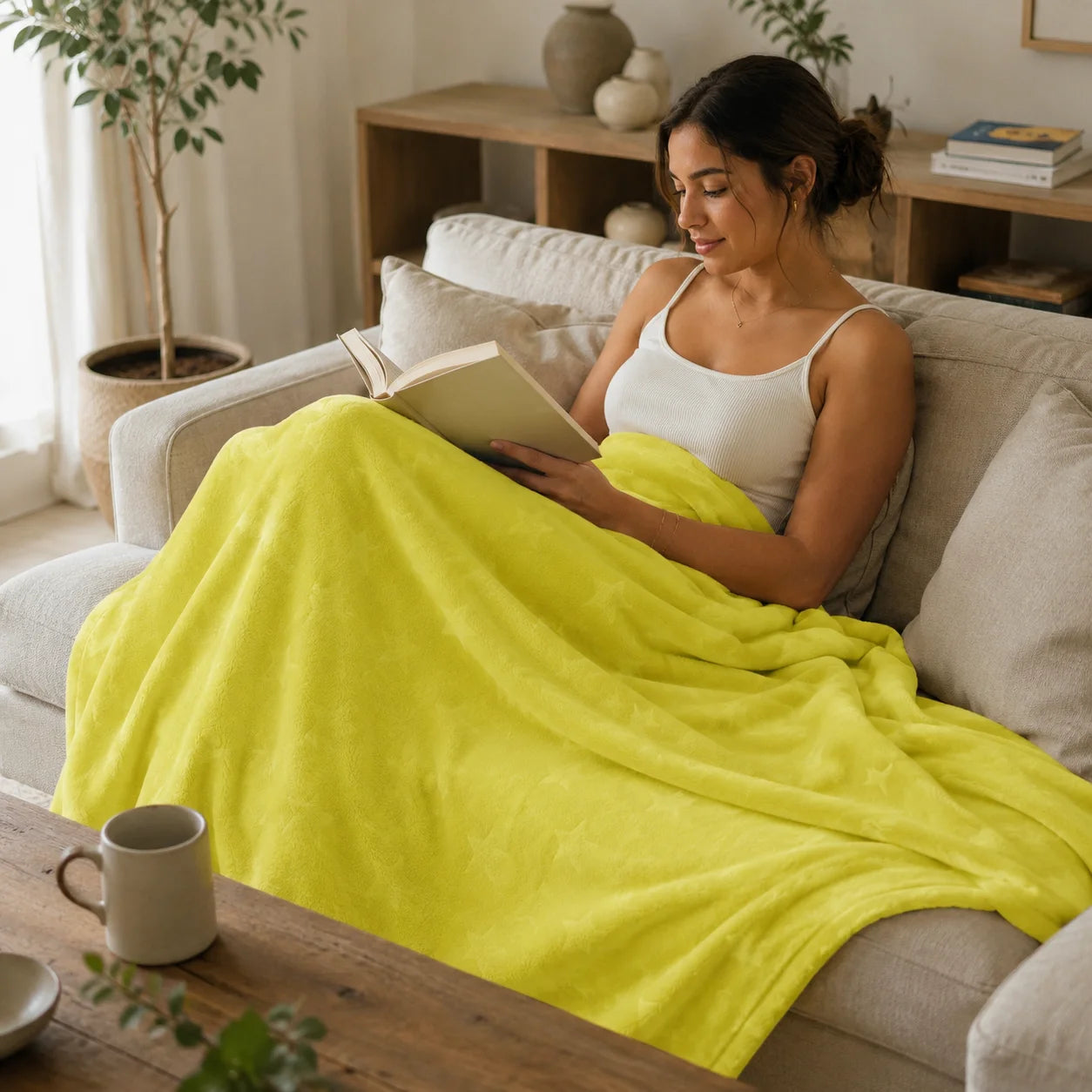 Cobija Comfortsoft Mango Biche  Estrellas Suave