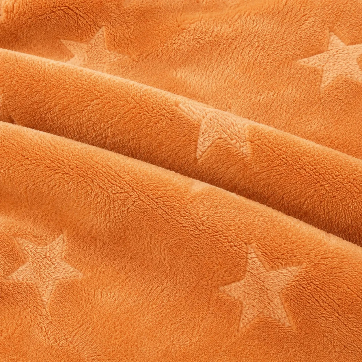 Cobija Comfortsoft Naranja Estrellas Suave