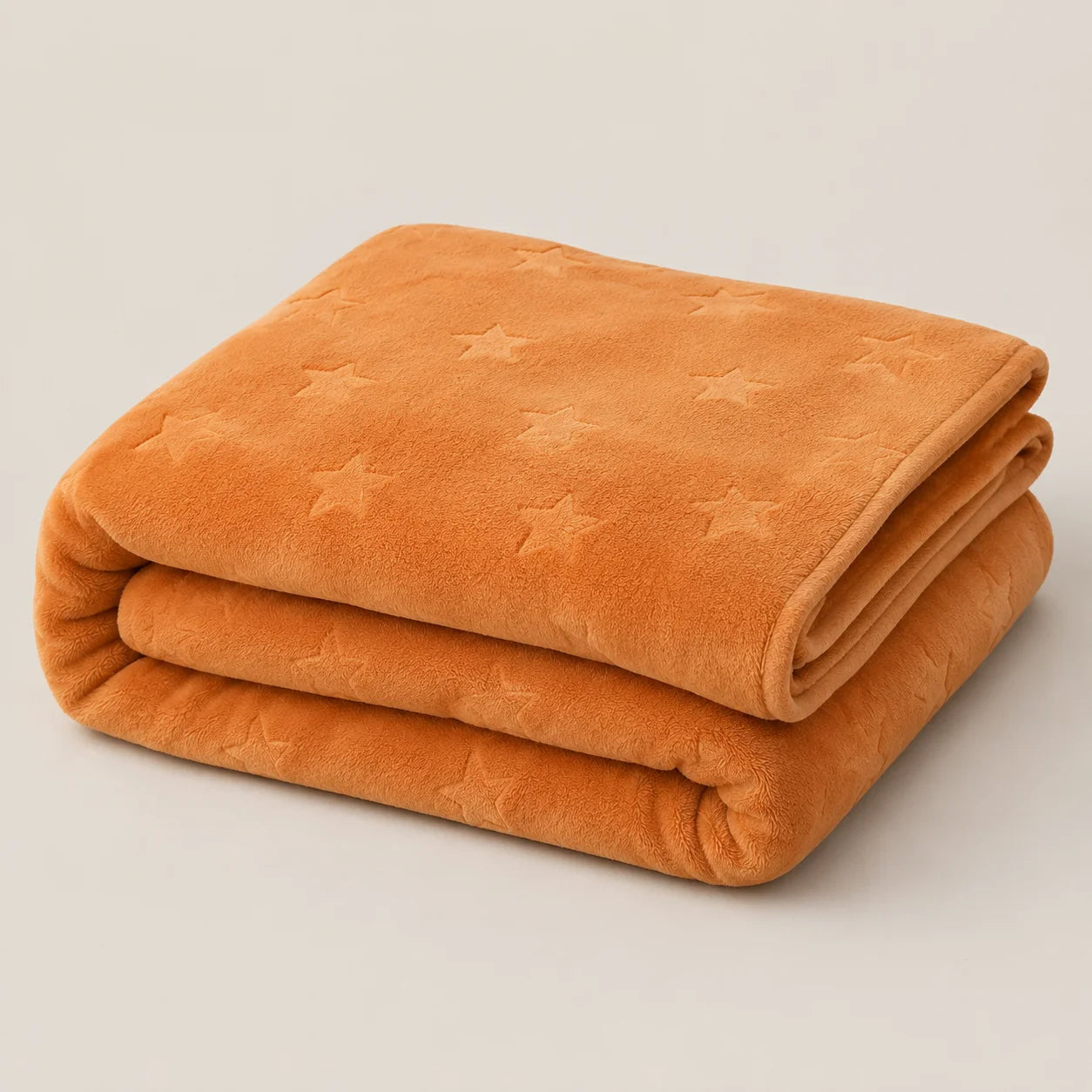 Cobija Comfortsoft Naranja Estrellas Suave