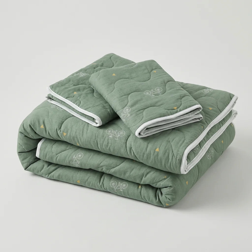 Cubrelecho Acolchado  Cotton Sense Vuelo Libre