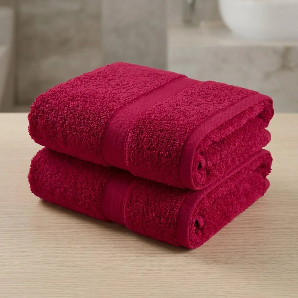 Toalla Elegant 400 Gsm Roja
