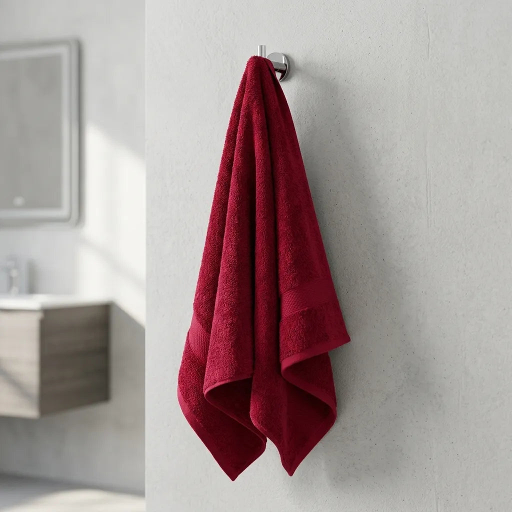 Toalla Elegant 400 Gsm Roja
