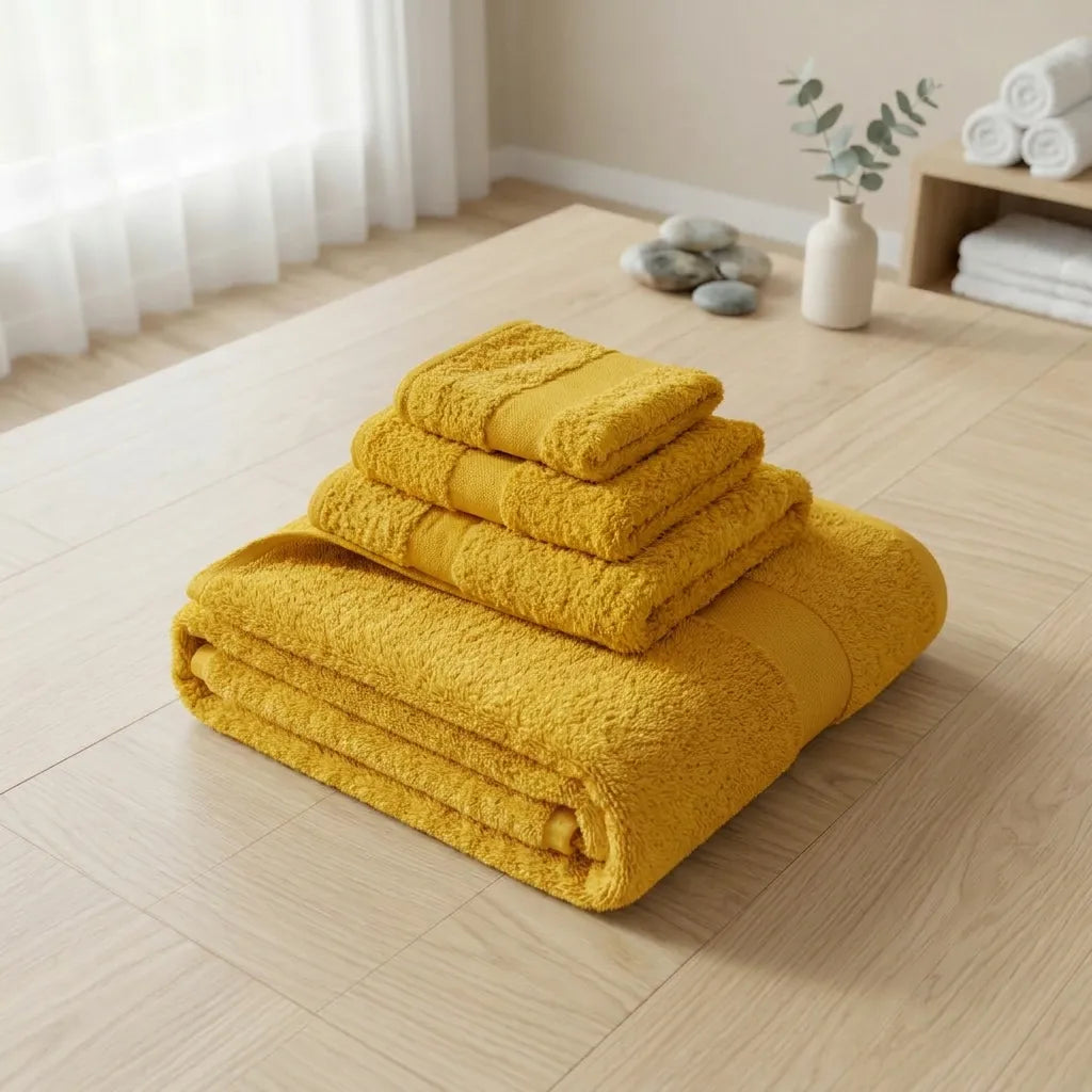 Toalla Elegant 400 Gsm Amarilla