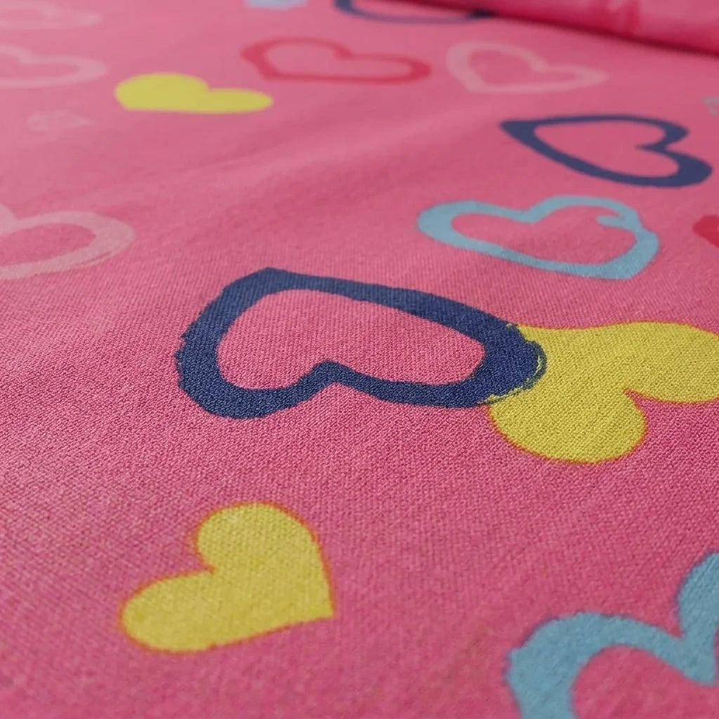 Juego De Sábanas Con Cortinas Amor Entrelazado
