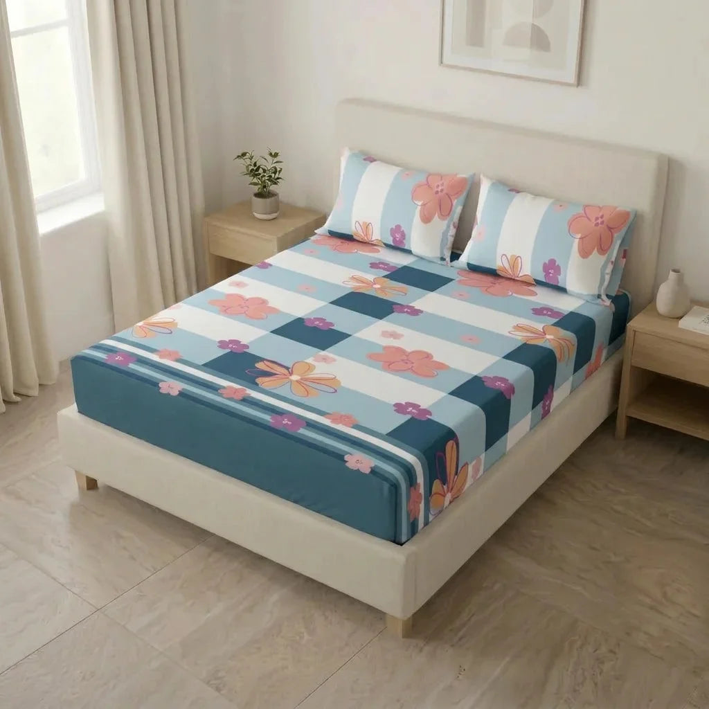 Sábana Ajustable Rosella Floral