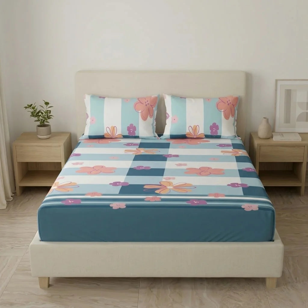 Sábana Ajustable Rosella Floral