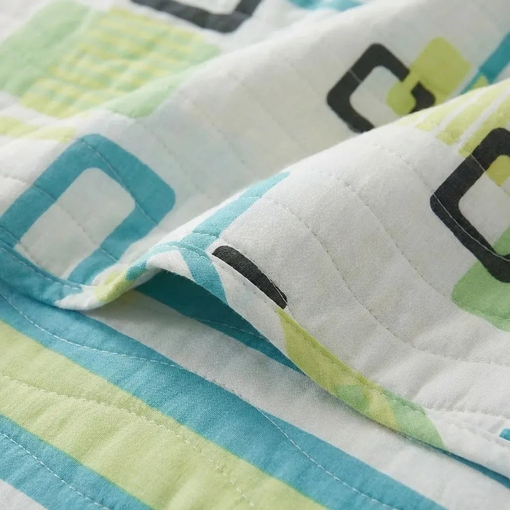 Cubrelecho Estampado Prensado Doble Faz  Savanna Cruzada