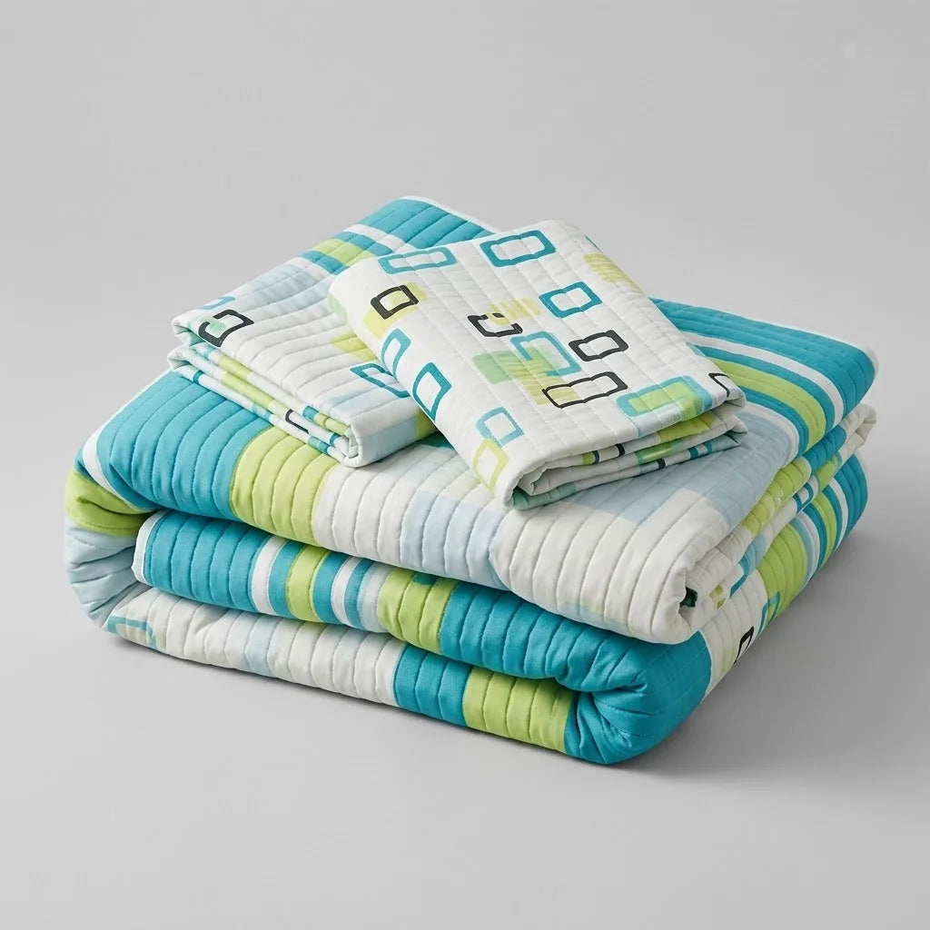 Cubrelecho Estampado Prensado Doble Faz  Savanna Cruzada