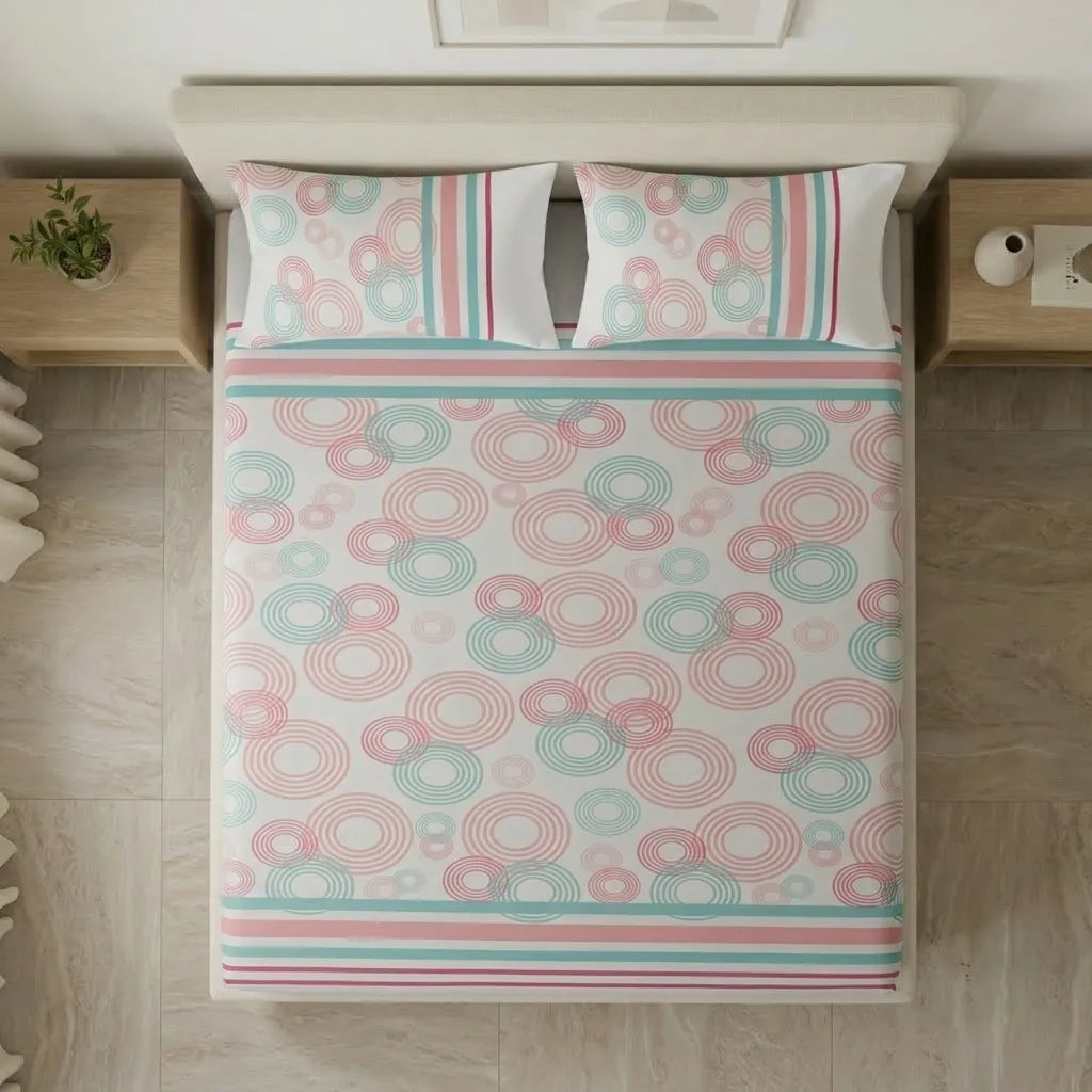 Sábana Ajustable Ripple Mint