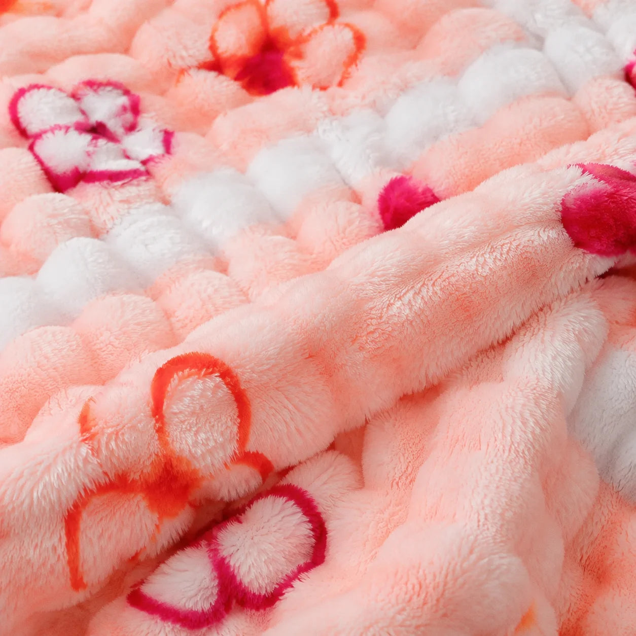 Cobija Burbuja Amor A Todo Color Rosa