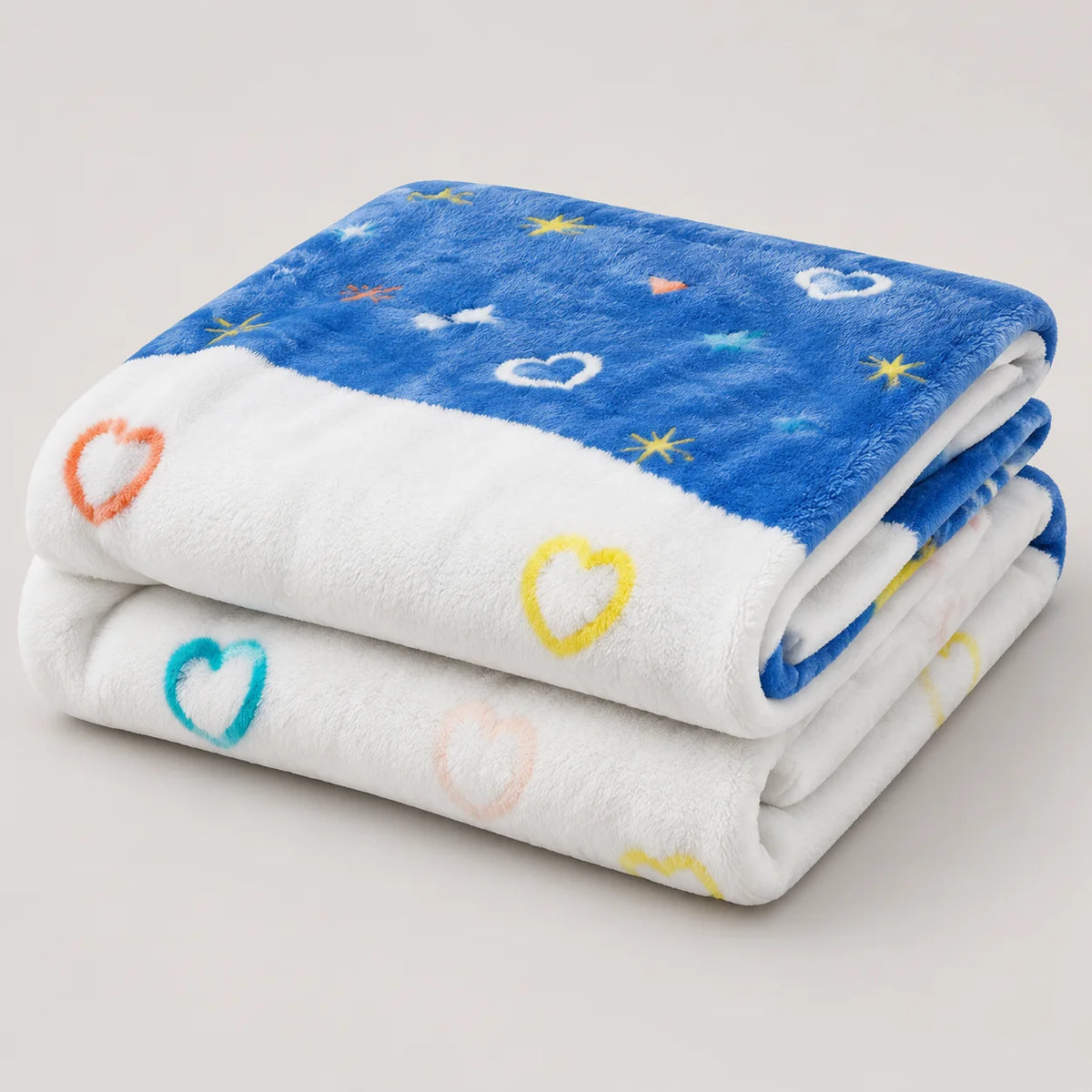 Cobija Piel De Durazno Estampada Explosión De Amor