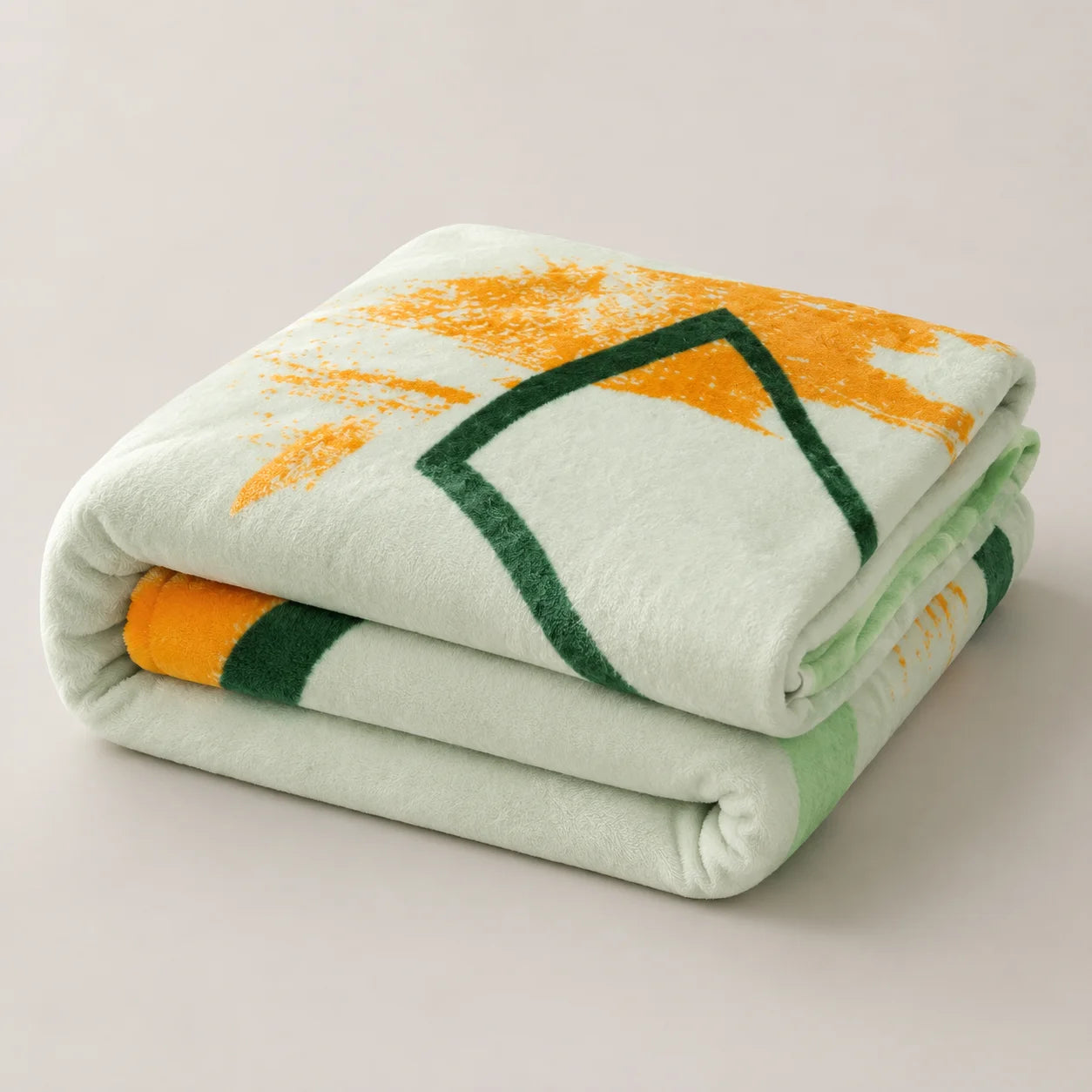Cobija Piel De Durazno Estampada Ritmo De Colores