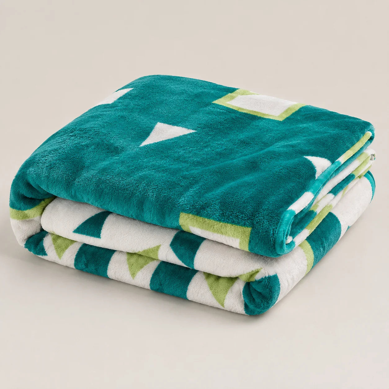 Cobija Piel De Durazno Estampada Pulse Moderno