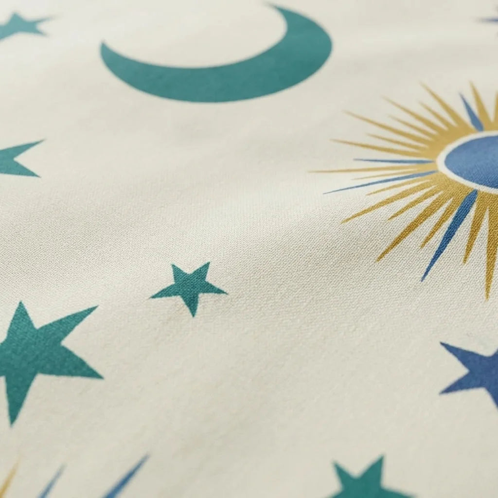 Juego De Sábanas Con Cortinas Cielo Encantado
