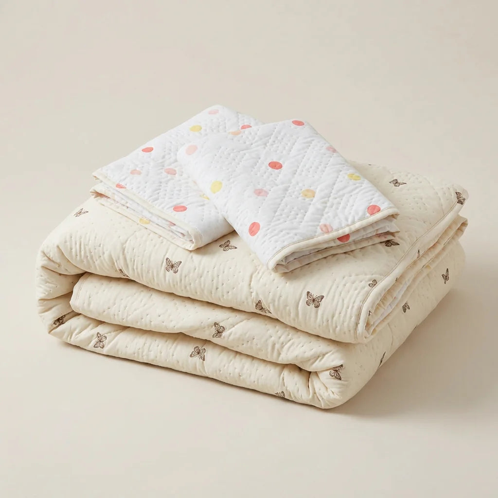 Cubrelecho Termosellado Doble Faz Cotton Sense Supreme Garden