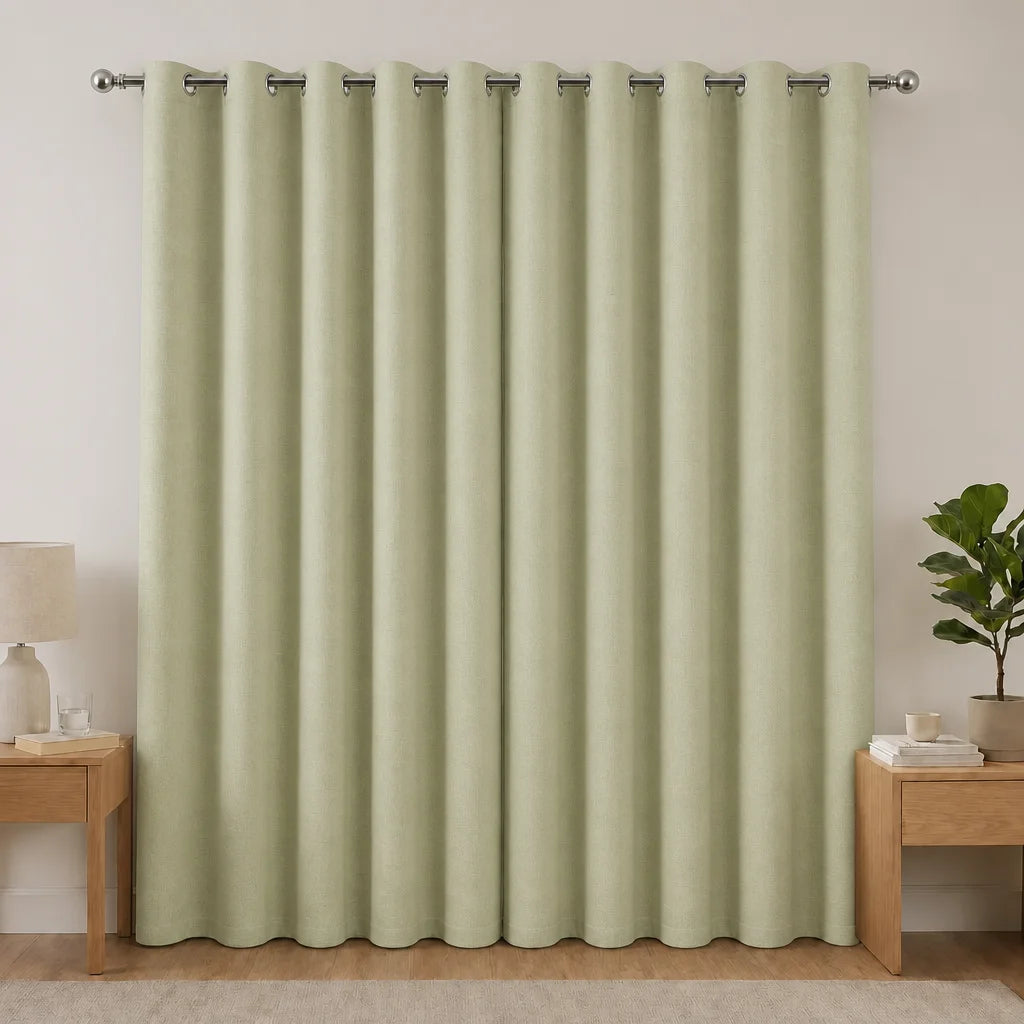 Cortina Black Out Anti-Luz Baltica Beige Aislantes