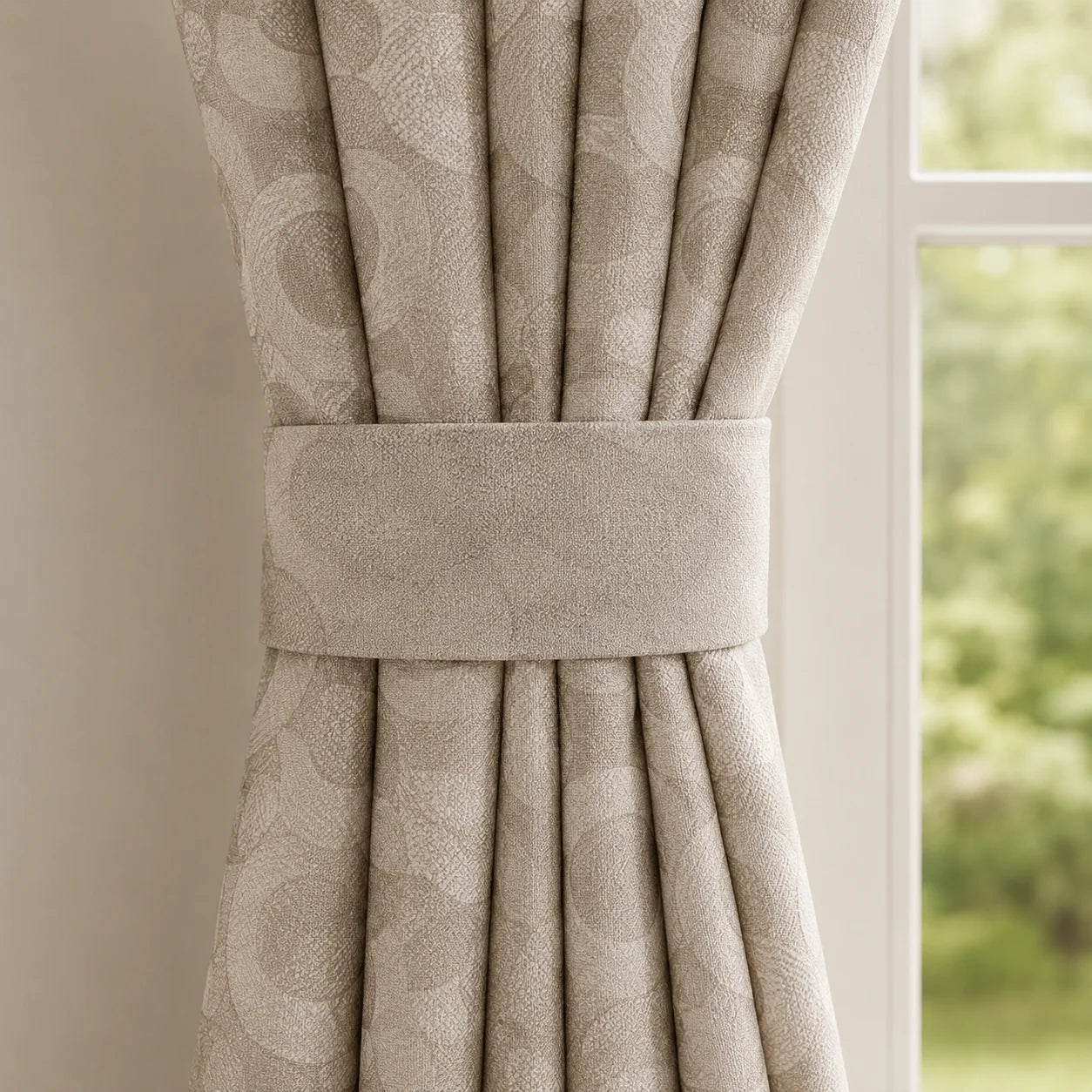 Cortina Jacquard Café Argolla