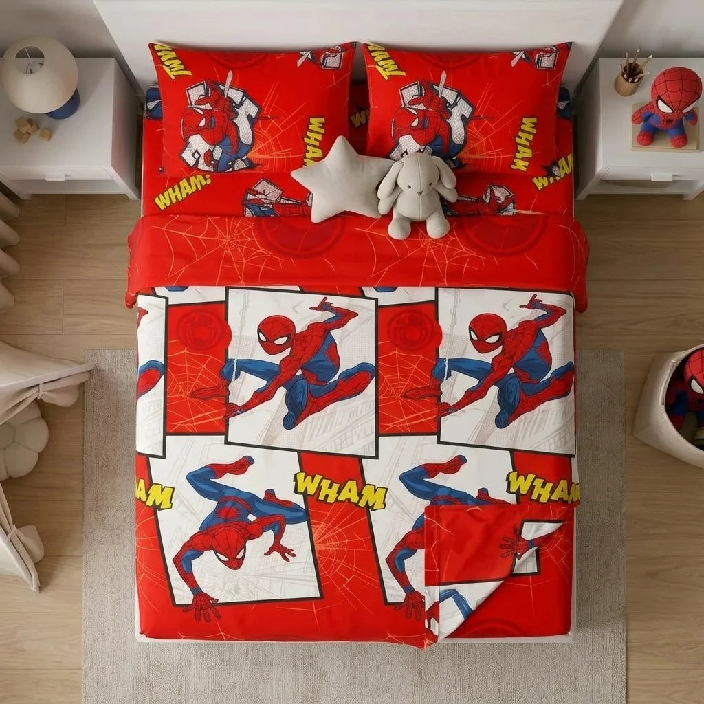Juegos De Sábanas Disney Spiderman Rojo