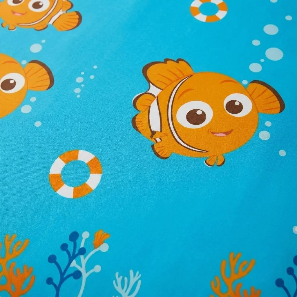 Cubrelecho Acolchado Disney Buscando A Nemo Celeste Estampados Animados