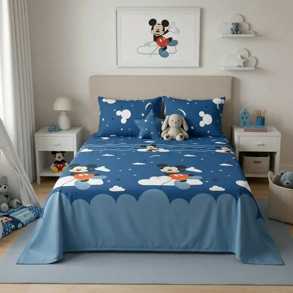 Juego De Sábanas Disney Plus Mickey Jr